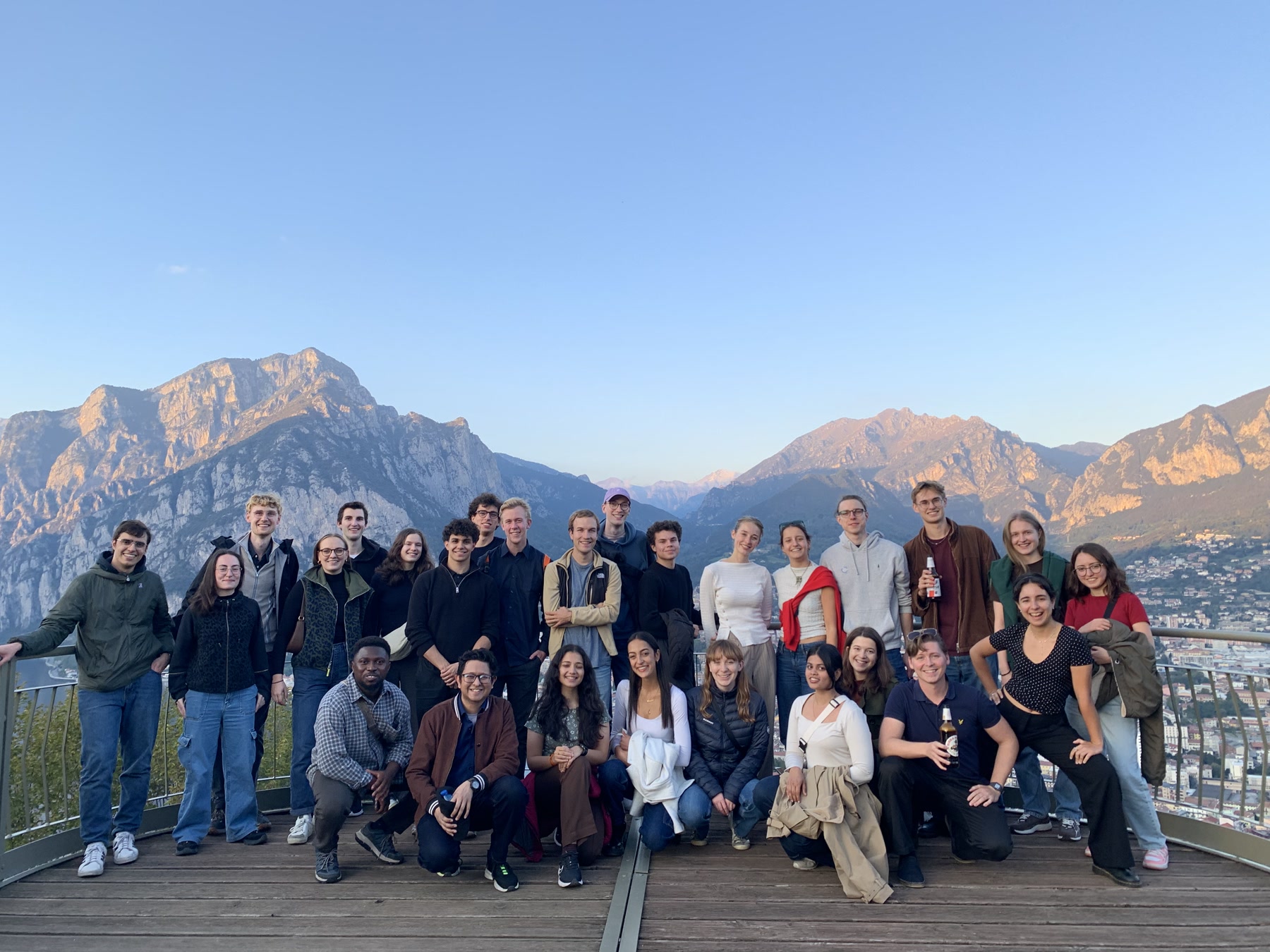 IDEA League Challenge Programme participants together in the mountains near Lecco